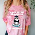 Graduation Not Saying I'm A Genius But I Did Graduate Comfort Color Blast T-Shirt Clay