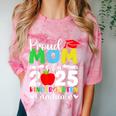 Graduation Proud Mom Of 2025 Kindergarten Graduate Comfort Color Blast T-Shirt Clay
