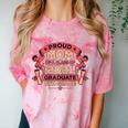 Graduation Proud Mom Of 8th Grade Graduate Comfort Color Blast T-Shirt Clay