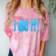 I Did It Graduation Shirt For Graduates And Proud Parents Comfort Color Blast T-Shirt Clay