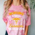 Graduation Shirt Nursing School Survivor Class Of 2018 Tee Comfort Color Blast T-Shirt Clay