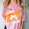 Graduation Video Gamer Game Over Class Of 2026 Senior Comfort Color Blast T-Shirt Clay