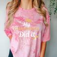 My Grandson Did It Proud Class Senior Graduate Graduation Comfort Color Blast T-Shirt Clay