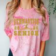 Gymnastics Senior Night Gymnastics Senior 2026 Graduation 25 Comfort Color Blast T-Shirt Clay