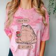 Hang In There It Gets Worse Introverts Anti Valentines Day Comfort Color Blast T-Shirt Clay