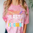 Happy Last Day Of 1st Grade Shirt Cutie Graduation Comfort Color Blast T-Shirt Clay