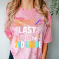 Happy Last Day Of 2nd Grade Shirt Cutie Graduation Comfort Color Blast T-Shirt Clay
