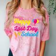 Happy Last Day Of School Graduation Teacher Students T-Shirt Comfort Color Blast T-Shirt Clay