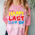 Happy Last Day Of School Graduation Teachers Student Comfort Color Blast T-Shirt Clay