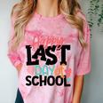 Happy Last Day Of School Kids Teacher Student Graduation Comfort Color Blast T-Shirt Clay