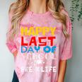 Happy Last Day Of School Pre-K Life Graduation T-Shirt Comfort Color Blast T-Shirt Clay