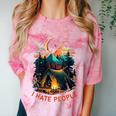 I Hate People Id Rather Be Camping Sarcastic Introvert Comfort Color Blast T-Shirt Clay