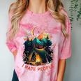 I Hate People Id Rather Be Camping Sarcastic Introvert Comfort Color Blast T-Shirt Clay