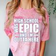 High School Graduate Graduation Party Meme Comfort Color Blast T-Shirt Clay