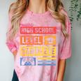 High School Level Complete Class Of 2024 Senior Graduation Comfort Color Blast T-Shirt Clay
