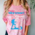 Hike-Trovert Hiking Humor Definition Introvert Comfort Color Blast T-Shirt Clay