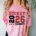 Hockey Senior Night Hockey Senior 2026 Graduation 59 Comfort Color Blast T-Shirt Clay