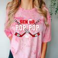 Hockey Senior Pop Pop Graduation Class Of 2026 Kids Comfort Color Blast T-Shirt Clay