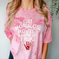 I Like Horror Movies And Maybe 3 People Introvert Comfort Color Blast T-Shirt Clay