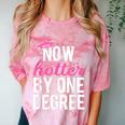 Now Hotter By One Degree Graduation T-Shirt Comfort Color Blast T-Shirt Clay