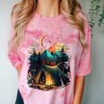 Id Rather Be Camping Great Outdoors Love Glamping Introvert Comfort Color Blast T-Shirt Clay