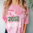 I'm 2018 Done Senior Graduation T-Shirt Class 2018 Comfort Color Blast T-Shirt Clay