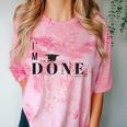 I'm Done College High School Graduation Senior Comfort Color Blast T-Shirt Clay