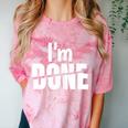I'm Done Sarcastic Introvert Introversion Comfort Color Blast T-Shirt Clay
