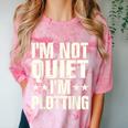 I'm Not Quiet I'm Plotting I Introvert Comfort Color Blast T-Shirt Clay