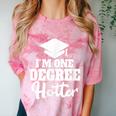I'm One Degree Hotter Graduation Gag Seniors T-Shirt Comfort Color Blast T-Shirt Clay