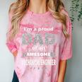 I'm A Proud Dad Of An Awesome Mechanical Engineer Graduation Comfort Color Blast T-Shirt Clay