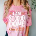 I'm Sooo Done Class Of 2027 Senior Graduation Grad Party Comfort Color Blast T-Shirt Clay