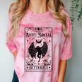 Introvert Apparel Emporium Mothman Tarot Card Antisocial Butterfly Cryptozoologist -Adults Grey Comfort Color Blast T-Shirt Clay Introvert Apparel Emporium Mothman Tarot Card Antisocial Butterfly Cryptozoologist -Adults Grey Comfort Color Blast T-Shirt Clay