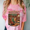 Introvert Book Lover The Bookworm's Retreat Comfort Color Blast T-Shirt Clay