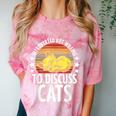 Introvert Cat Kitten Quote For Feline Whisperer Comfort Color Blast T-Shirt Clay Introvert Cat Kitten Quote For Feline Whisperer Comfort Color Blast T-Shirt Clay