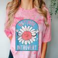 Introvert Cute Anti-Social Shy Person Inner Strength Comfort Color Blast T-Shirt Clay