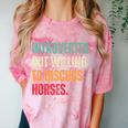 Introvert Cute Horse Lover Horse Riding Equestrian Comfort Color Blast T-Shirt Clay