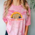 Introvert Me Happy Retro Sunset Capybara Tee Comfort Color Blast T-Shirt Clay Introvert Me Happy Retro Sunset Capybara Tee Comfort Color Blast T-Shirt Clay