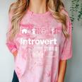 Introvert Label Signs Comfort Color Blast T-Shirt Clay Introvert Label Signs Comfort Color Blast T-Shirt Clay