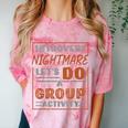 Introvert Nightmare Let's Do A Group Activity Introverted Comfort Color Blast T-Shirt Clay Introvert Nightmare Let's Do A Group Activity Introverted Comfort Color Blast T-Shirt Clay