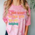Introvert Pet Ladybug Mom Comfort Color Blast T-Shirt Clay Introvert Pet Ladybug Mom Comfort Color Blast T-Shirt Clay