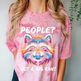 Introvert Raccoon Sarcasm Anti Social Comfort Color Blast T-Shirt Clay Introvert Raccoon Sarcasm Anti Social Comfort Color Blast T-Shirt Clay