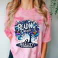 Introvert Reader Bibliofile Bookworm Loves Books Comfort Color Blast T-Shirt Clay