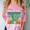Introvert Selectively Social Anti-Social Shy Comfort Color Blast T-Shirt Clay