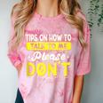 Introvert Tips On How To Talk To Me Please Don't Antisocial Comfort Color Blast T-Shirt Clay