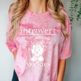 Introvert But Willing To Talk About Yorkies Comfort Color Blast T-Shirt Clay