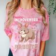 Introverted Rabbits Bunny Lover Rabbit Introvert Comfort Color Blast T-Shirt Clay