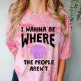Introverted Sarcastic Humor Antisocial Introvert Comfort Color Blast T-Shirt Clay