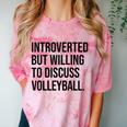 Introverted Volleyball Player Volleyball Introvert Comfort Color Blast T-Shirt Clay Introverted Volleyball Player Volleyball Introvert Comfort Color Blast T-Shirt Clay