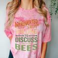 Introverted But Willing To Discuss Bees Animal Meme Comfort Color Blast T-Shirt Clay Introverted But Willing To Discuss Bees Animal Meme Comfort Color Blast T-Shirt Clay